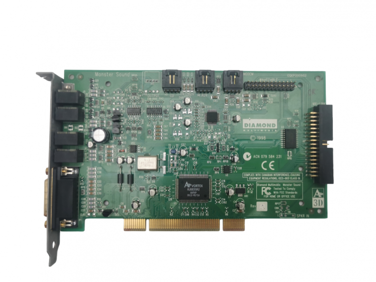 Звуковая карта Diamond Monster Sound MX300 (Vortex 2 AU8830) PCI