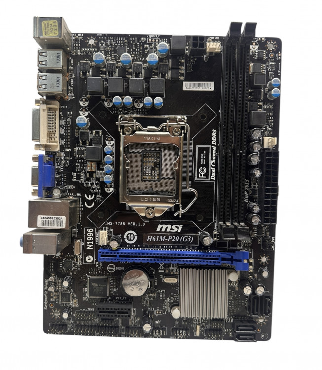 Материнская плата MSI H61M-P20 (G3) Socket 1155