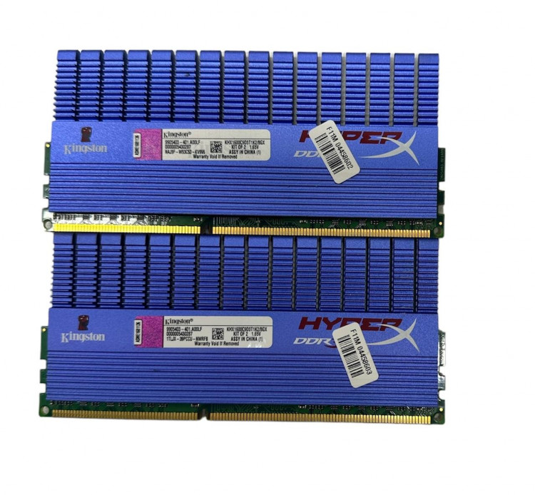 Оперативная память HyperX 8GB (4GBx2) DDR3 1600  KHX1600C9D3T1K2/8GX