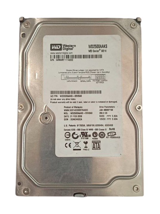 Жесткий диск Western Digital WD Blue 250GB WD2500AAKS 3.5"​ SATA