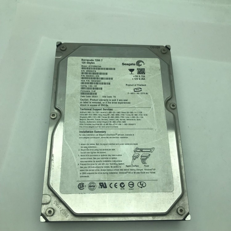 Seagate 120 Barracuda 7200.7 ST3120827AS SATA 3.5