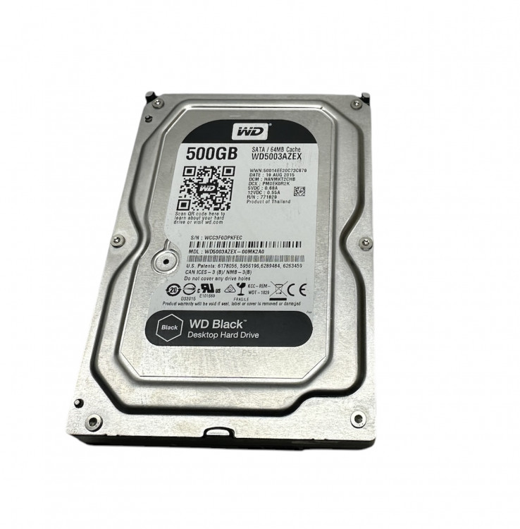Жесткий диск Western Digital Black WD5003AZEX, 500GB SATA III 3.5" HDD