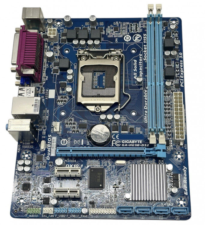 Материнская плата GIGABYTE GA-H61M-DS2 (rev. 3.0) Socket 1155