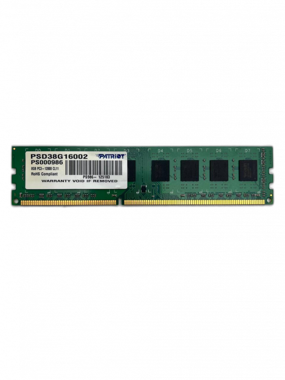 Оперативная память PATRIOT PSD38G16002 DDR3 8GB