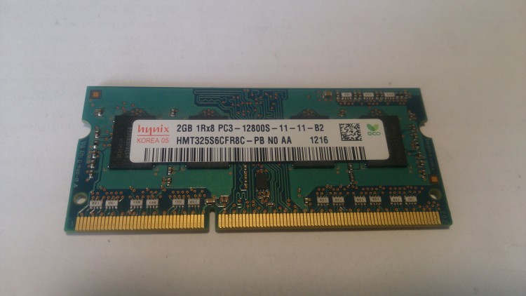 SODIMM Hynix DDR3 2GB 1Rx8 PC3-12800S-11-11-B2