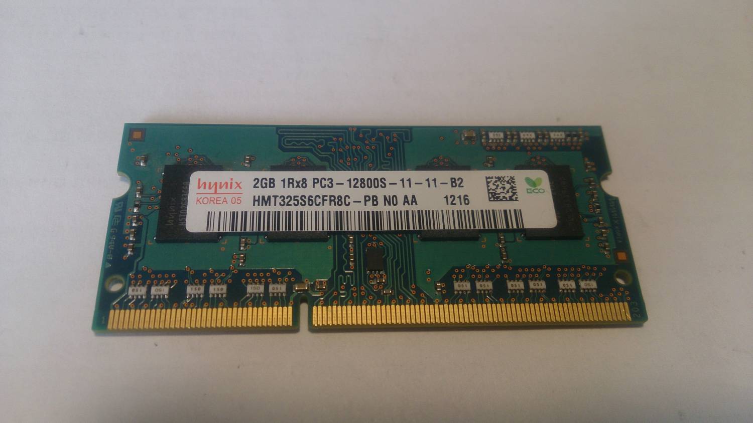 SODIMM Hynix DDR3 2GB 1Rx8 PC3 12800S 11 11 B2