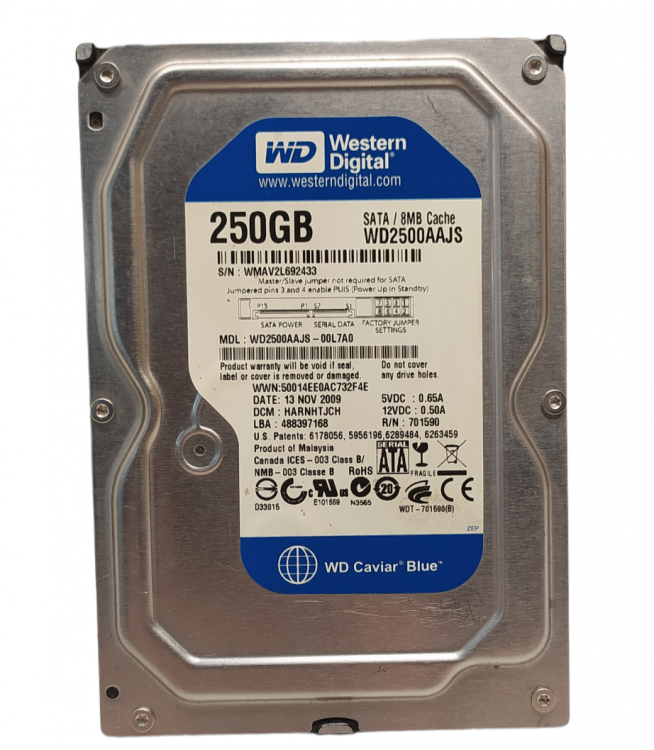 Жесткий диск Western Digital WD2500AAJS 250Gb SATAII 3,5