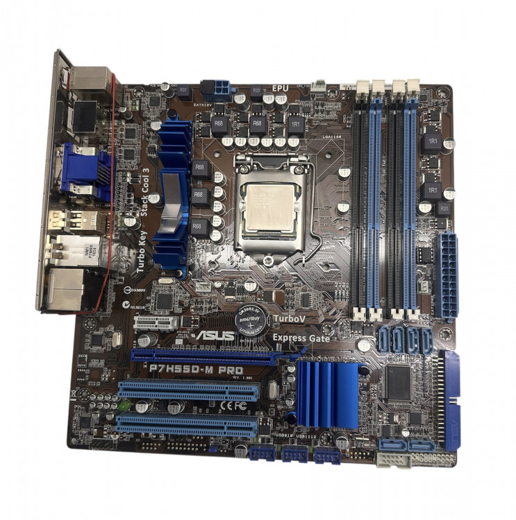 Материнская плата ASUS P7H55D-M PRO +I5-650 Socket 1156
