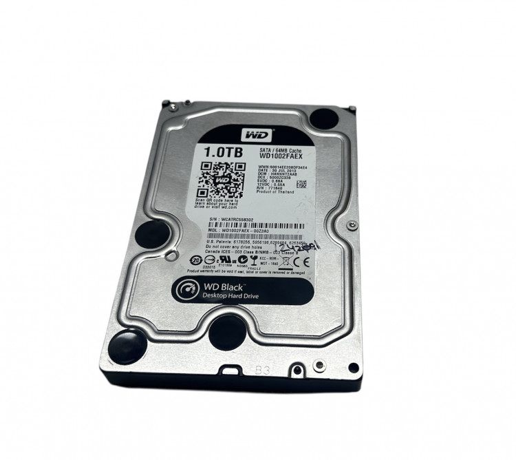 Жесткий диск Western Digital, Black WD1002FAEX 1TB