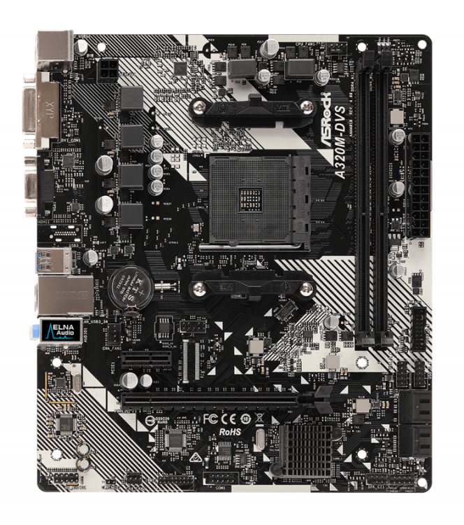 Материнская плата ASRock A320M-DVS AM4