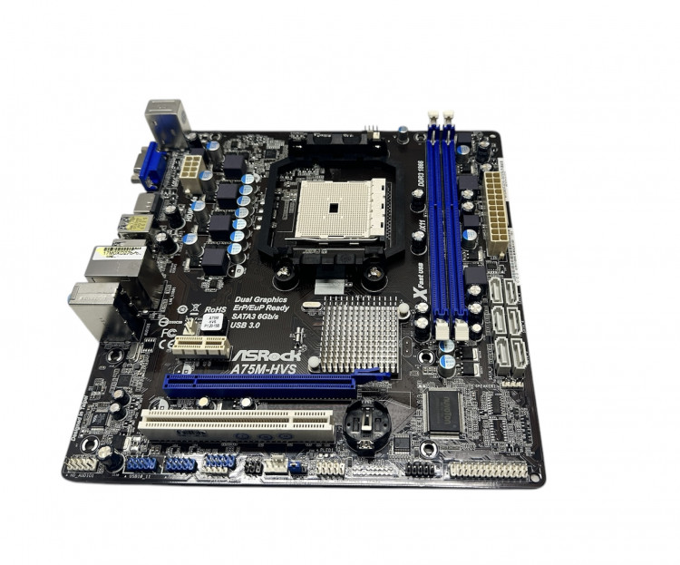 Материнская плата ASrock A75M-HVS Socket FM1