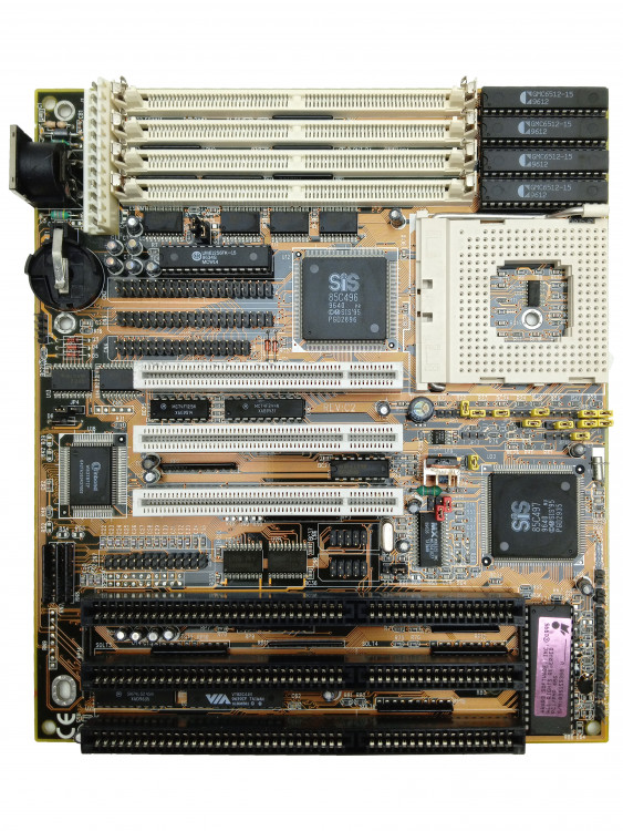 Материнская плата Lucky Star LS-486E Rev:C2 (SIO with TTL chips) Socket 3