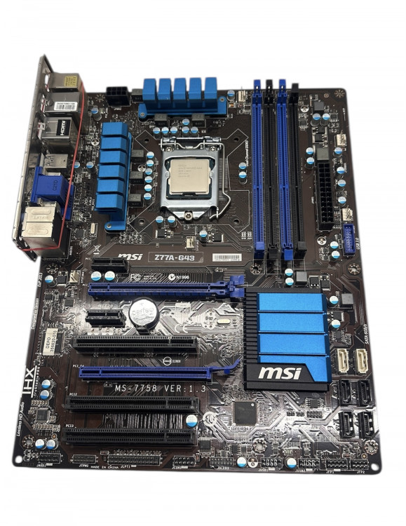 Материнская плата MSI Z77A-G43 +G2020