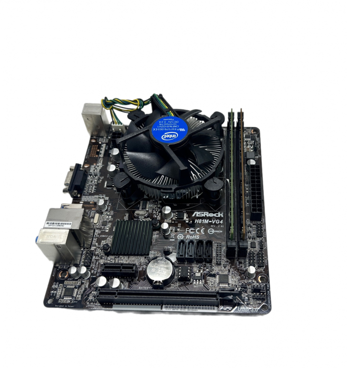 Комплект ASRock H81M-VG4 8GB/I5-4460+FAN