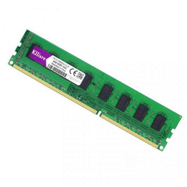 Оперативная память  Kllisre PC3-10600U-CL9 DDR3 4GB 1333 МГц