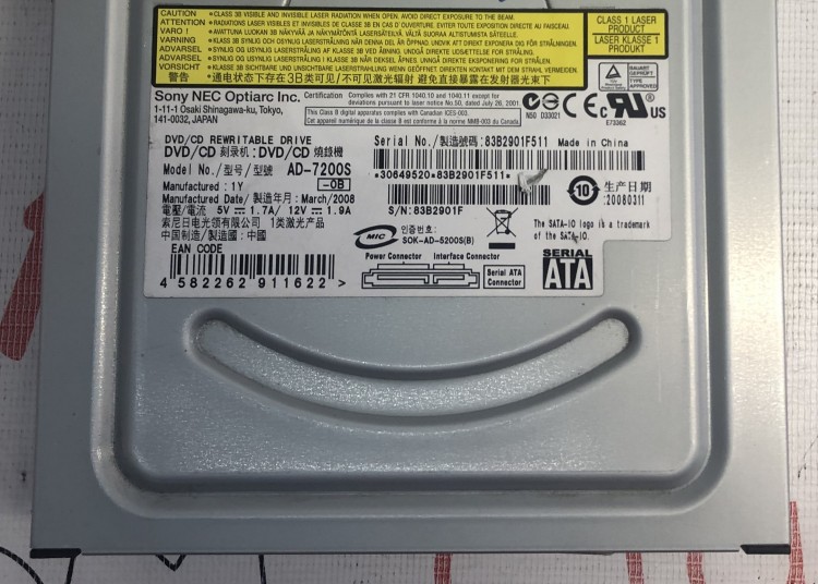 Привод оптических дисков Sony NEC AD-7200S