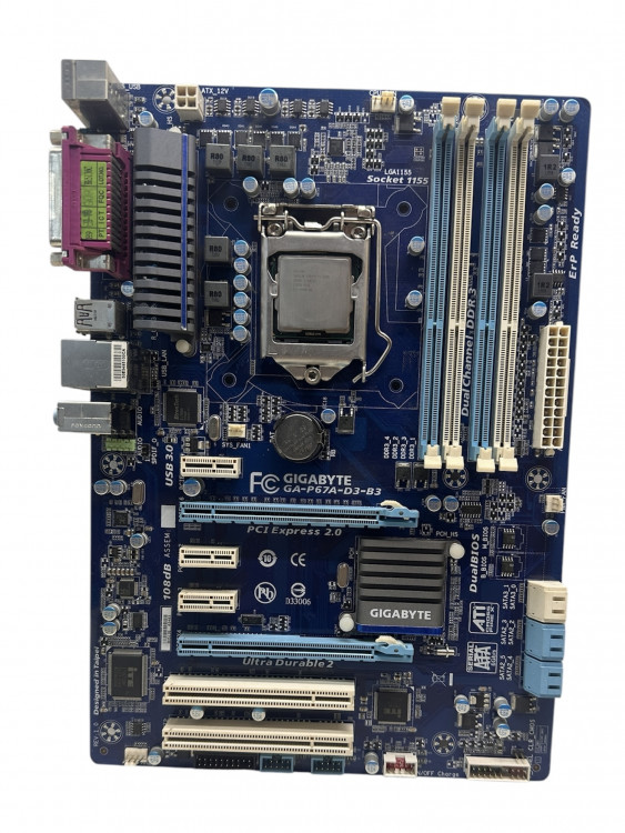 Материнская плата GIGABYTE GA-P67A-D3-B3 +I5-2300 Socket 1155
