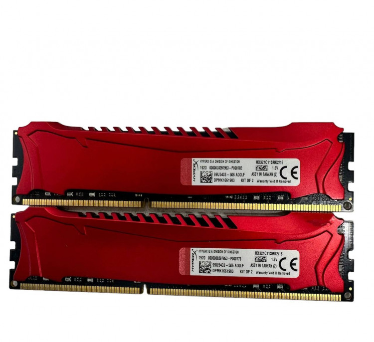 Оперативная память HyperX HX321C11SRK2/16 16GB (8Gb x2шт) DDR3 2133MHz