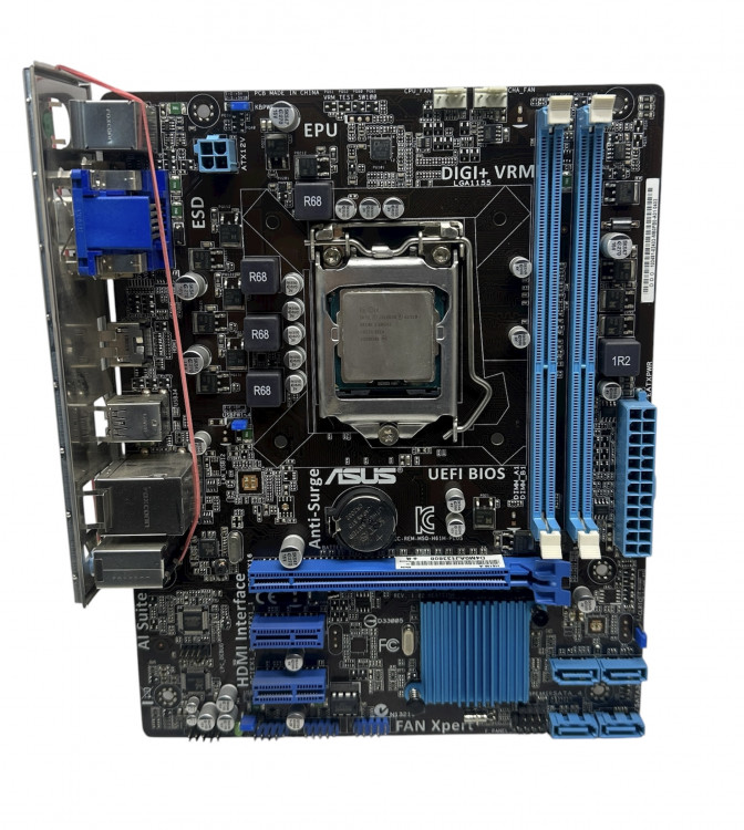 Материнская плата  ASUS H61M-A +G1610 Socket 1155