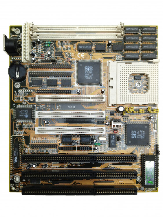 Материнская плата Lucky Star LS-486E Rev:D (2SIMM) Socket 3