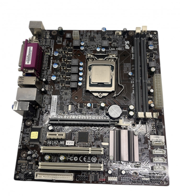 Комплект ECS H61H2-M6 +I3-3240 Socket 1155