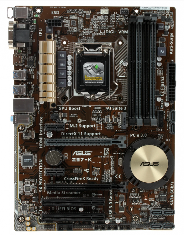 Материнская плата ASUS Z97-K Socket 1150
