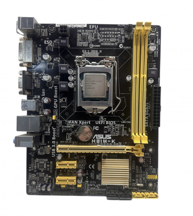 Комплект ASUS  +I5-4460 Socket 1150