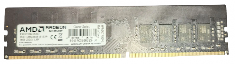 Оперативная память AMD Radeon R9 R9416G3206U2S-UO DDR4 16GB