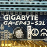 Материнская плата  GIGABYTE  GA-EP43-S3L Socket 775