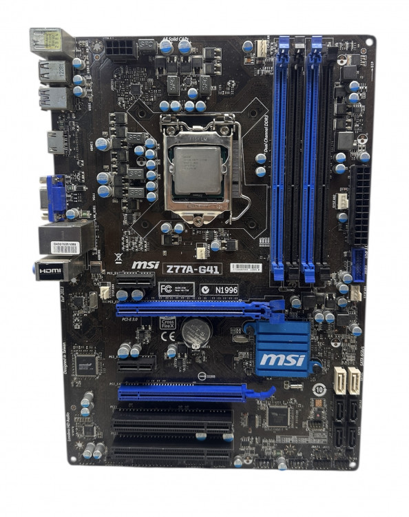 Материнская плата MSI Z77A-G41 +I3-2100 Socket 1155