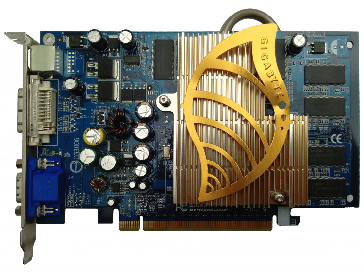 Видеокарта GIGABYTE GV-NX66128DP 128Mb DDR
