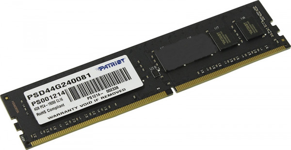Оперативная память Patriot PSD44G240081 DDR4 4 Гб
