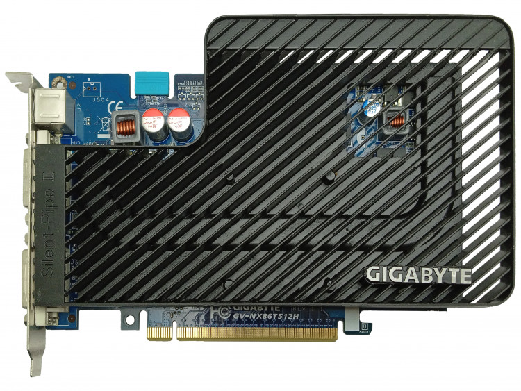 Видеокарта GIGABYTE GV-NX86T512H (GeForce 8600GT) 512Mb DDR2