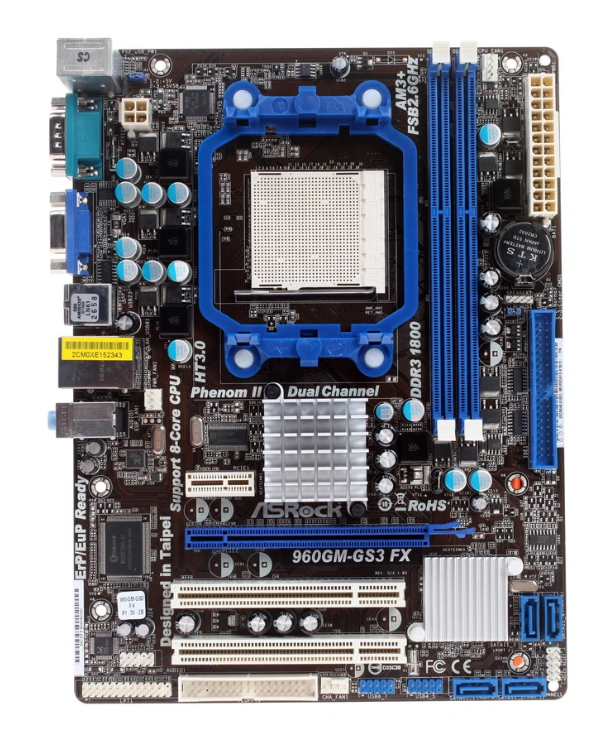 Материнская плата ASRock 960GM-GS3 FX Socket AM3+ 