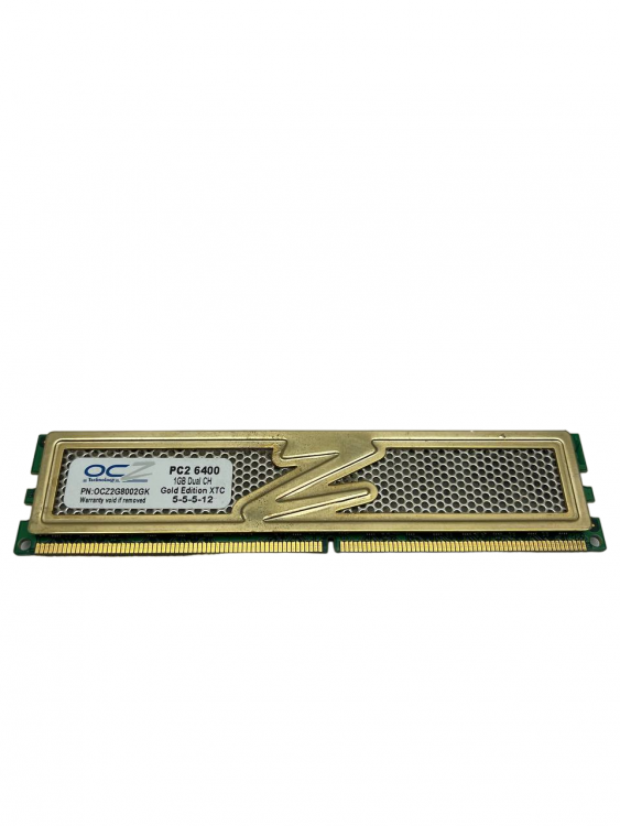 Оперативная память OCZ 2GB (1GB x 2 шт.) DDR2 800 МГц DIMM CL5 OCZ2G8002GK
