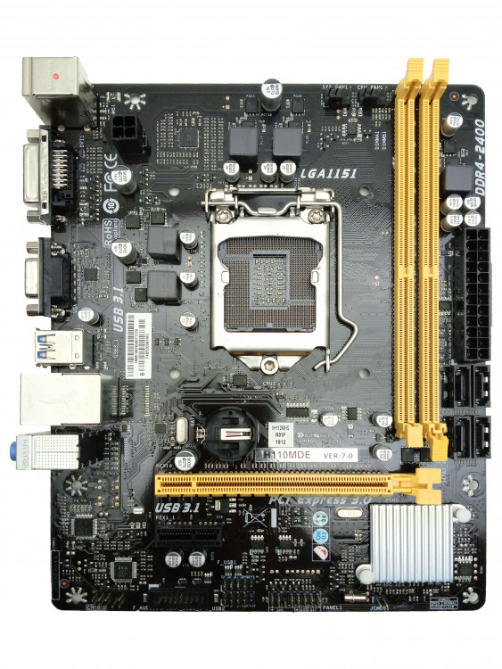 Материнская плата BioStar H110MDE rev:7.0 LGA1151
